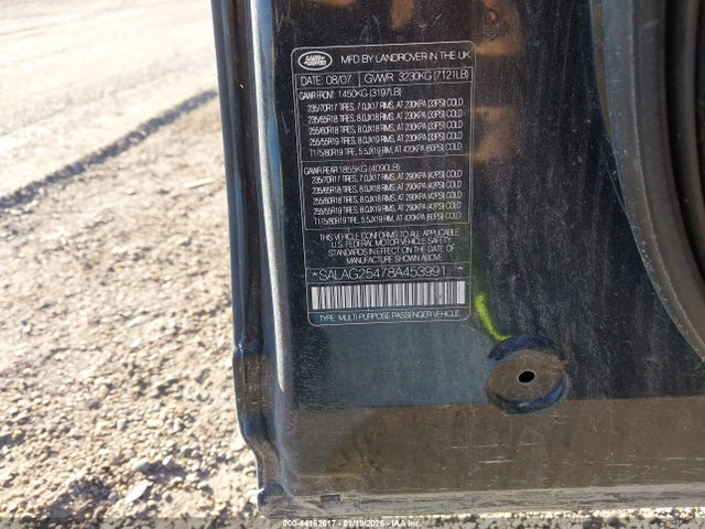 2008 LAND ROVER LR3 SALAG25478A453991 Photo 8