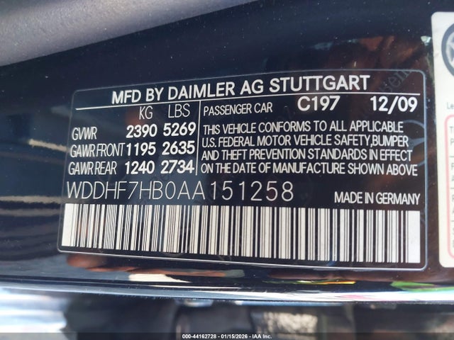 2010 MERCEDES-BENZ E 63 AMG WDDHF7HB0AA151258 Photo 8