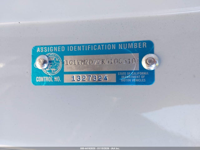 2019 CHEVROLET CORVETTE 1G1YM2D72K5106510 Photo 8