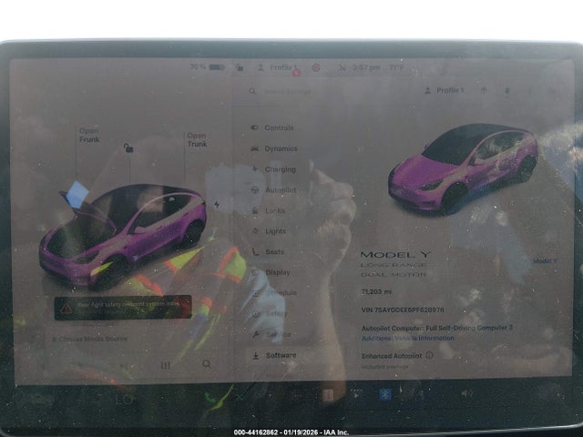 2023 TESLA MODEL Y 7SAYGDEE6PF628976 Photo 6
