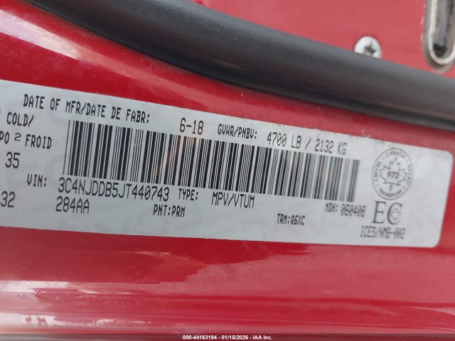 2018 JEEP COMPASS 3C4NJDDB5JT440743 Photo 8