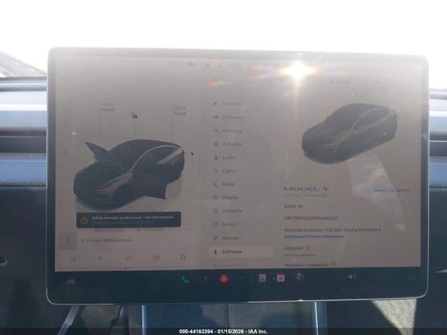 7SAYGDED9TA463262 Tesla Model Y