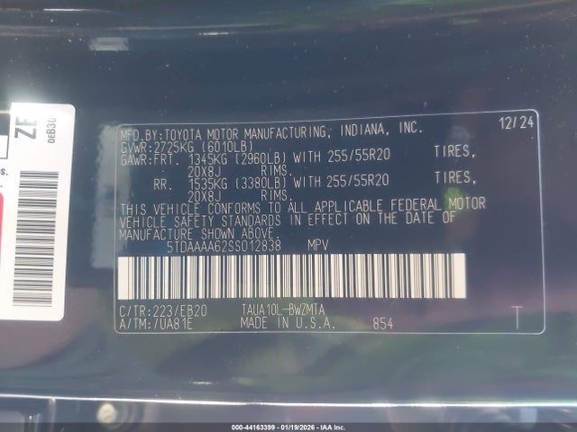 Lexus Tx 350 Premium 2025 5TDAAAA62SS012838 Image 9