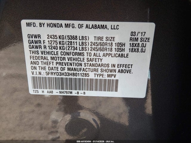 2017 ACURA MDX 5FRYD3H33HB011285 Photo 8
