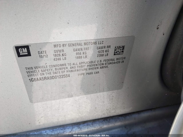 2013 CADILLAC ATS 1G6AA5RA9D0122584 Photo 8