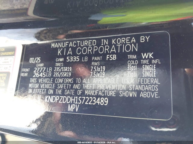 KNDPZDDH1S7223489 KIA Sportage Plug-in Hybrid X-line Prestige