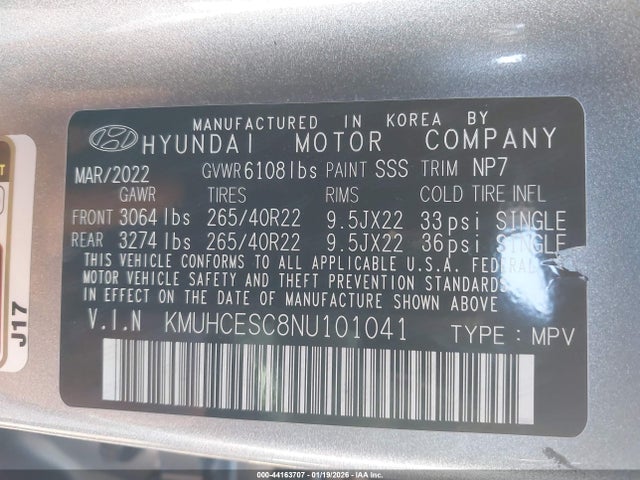 2022 GENESIS GV80 KMUHCESC8NU101041 Photo 8