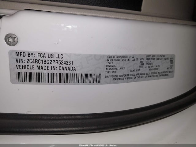 2023 CHRYSLER PACIFICA 2C4RC1BG2PR524331 Photo 8