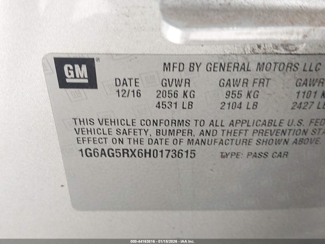 2017 CADILLAC ATS 1G6AG5RX6H0173615 Photo 8