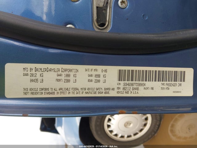 2007 DODGE CALIBER 1B3HB28B77D589034 Photo 8