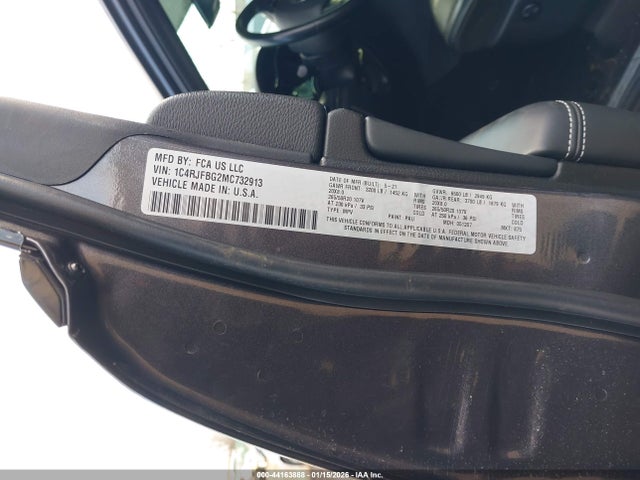 2021 JEEP GRAND CHEROKEE 1C4RJFBG2MC732913 Photo 8