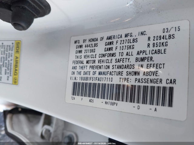 2015 ACURA TLX 19UUB1F51FA017110 Photo 8