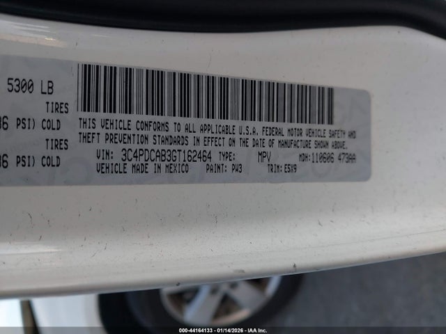 3C4PDCAB3GT162464 Dodge JOURNEY SE