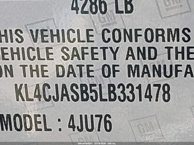 Buick Encore Fwd Preferred 2020 KL4CJASB5LB331478 Image 9