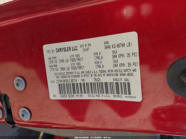 2008 DODGE RAM 1500 1D7HA18K58J136714 Photo 8