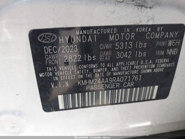 2024 HYUNDAI IONIQ 6 KMHM24AA9RA071761 Photo 8