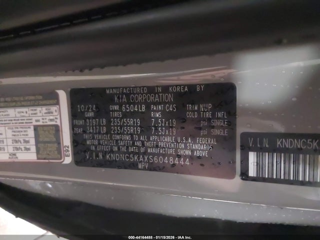 2025 KIA CARNIVAL MPV HYBRID KNDNC5KAXS6048444 Photo 8