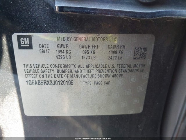 2018 CADILLAC ATS 1G6AB5RX3J0120195 Photo 8