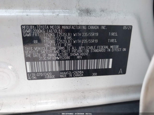 Toyota Rav4 Xle Premium 2021 2T3C1RFV0MW152086 Image 9