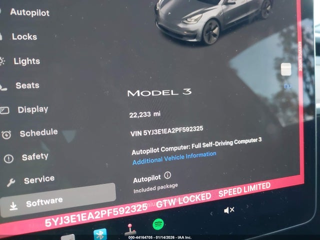 2023 TESLA MODEL 3 5YJ3E1EA2PF592325 Photo 6