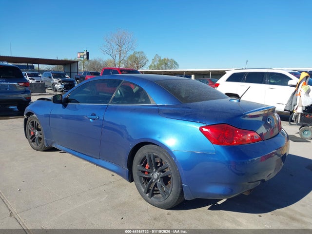 44164723 :رقم المزاد ، JNKCV66E19M724918 vin ، 2009 Infiniti G37 مزاد بيع