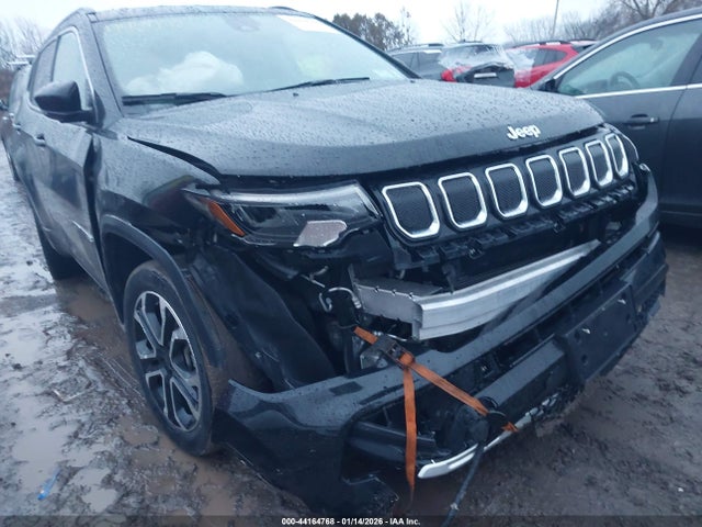 Продаж на аукціоні авто 2022 Jeep Compass Limited 4x4, vin: 3C4NJDCB8NT199056, номер лоту: 44164768