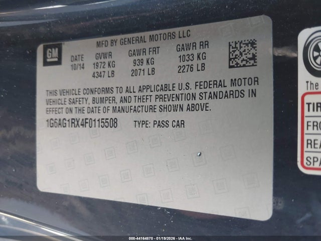 2015 CADILLAC ATS 1G6AG1RX4F0115508 Photo 8