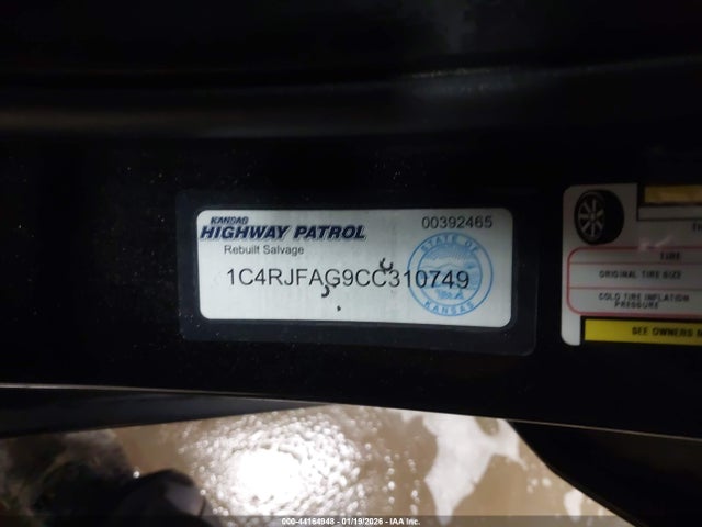 Aukcja sprzedaży 2012 Jeep Grand Cherokee Laredo, vin: 1C4RJFAG9CC310749, numer aukcji: 44164948