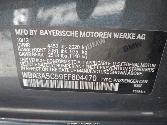 2014 BMW 328I WBA3A5C59EF604470 Photo 8
