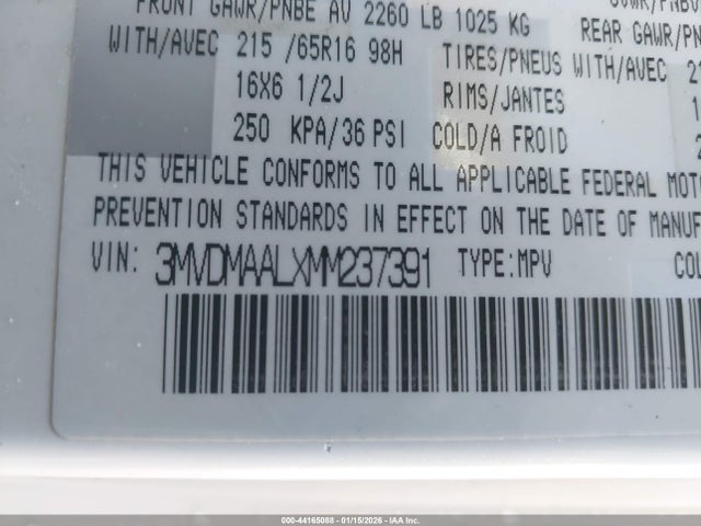 3MVDMAALXMM237391 Mazda Cx-30 2.5 S