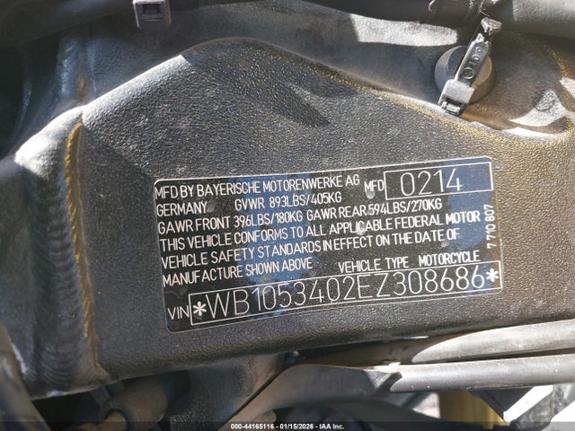 WB1053402EZ308686 BMW S 1000 Rr
