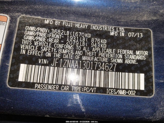 2013 SCION FR-S JF1ZNAA13D1734627 Photo 8