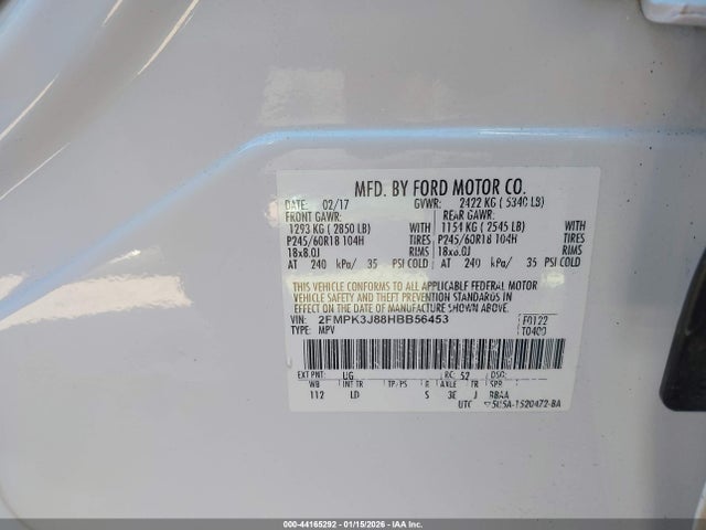 2017 FORD EDGE 2FMPK3J88HBB56453 Photo 8