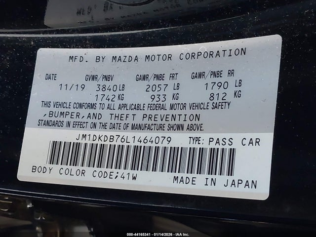 2020 MAZDA CX-3 JM1DKDB76L1464079 Photo 8