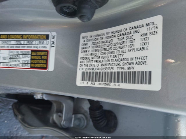 2HKRM3H41GH565326 Honda CR-V SE