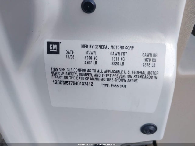 2004 CADILLAC CTS 1G6DM577640137412 Photo 8