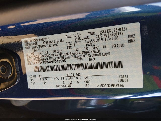 Ford F-150 Xl 2023 1FTFW1E84PKD13595 Image 9