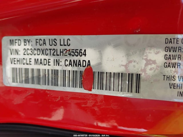 Dodge Charger 2020 2C3CDXCT2LH245564 Image 9