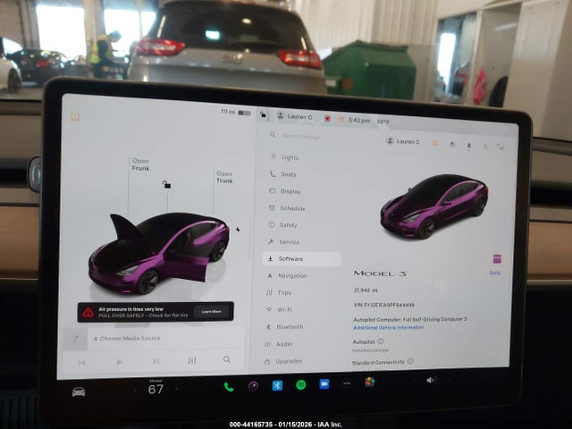 Aukcja sprzedaży 2023 Tesla Model 3 Rear-wheel Drive, vin: 5YJ3E1EA9PF644498, numer aukcji: 44165735
