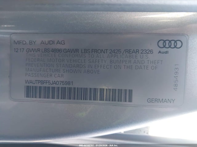 2018 AUDI A3 E-TRON WAUTPBFF5JA075981 Photo 8