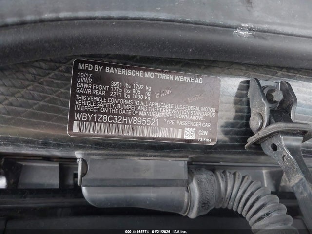 WBY1Z8C32HV895521 BMW I3 94 Ah W/range Extender