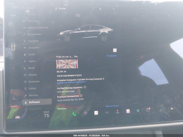 2022 TESLA MODEL S 5YJSA1E69NF472313 Photo 6