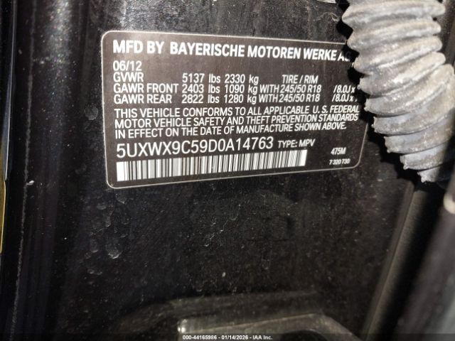 2013 BMW X3 5UXWX9C59D0A14763 Photo 8