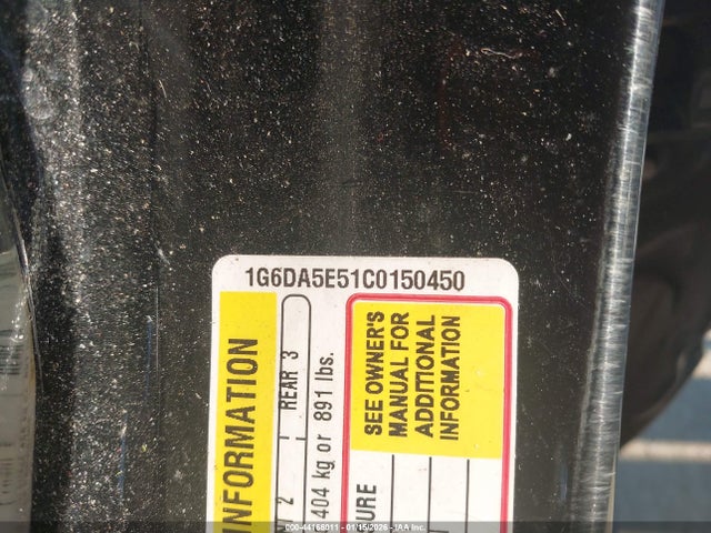 2012 CADILLAC CTS 1G6DA5E51C0150450 Photo 8