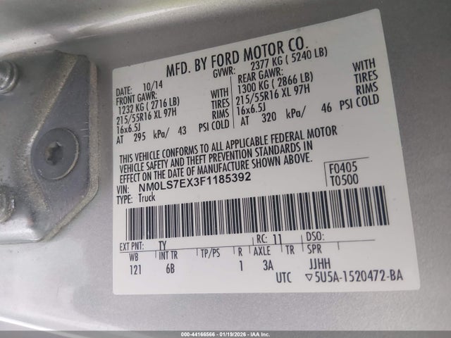 Ford Transit Connect Xl 2015 NM0LS7EX3F1185392 Image 9