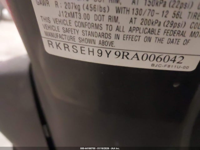 RKRSEH9Y9RA006042 Yamaha YW125