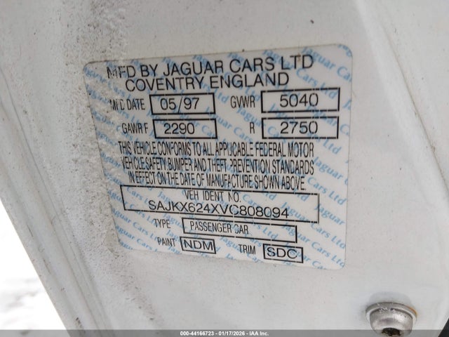 1997 JAGUAR XJ6 SAJKX624XVC808094 Photo 8