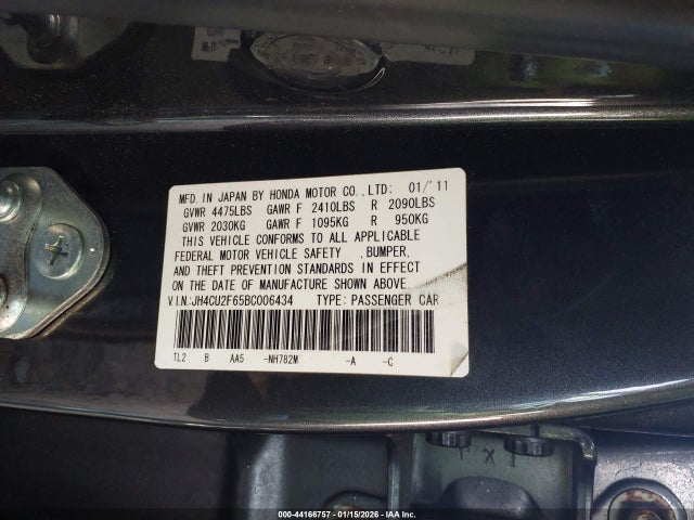 2011 ACURA TSX JH4CU2F65BC006434 Photo 8