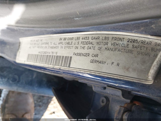 2000 AUDI A4 WAUDC28DXYA176116 Photo 8