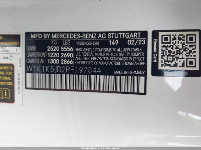 2023 MERCEDES-BENZ E 450 W1K1K5JB2PF197844 Photo 8
